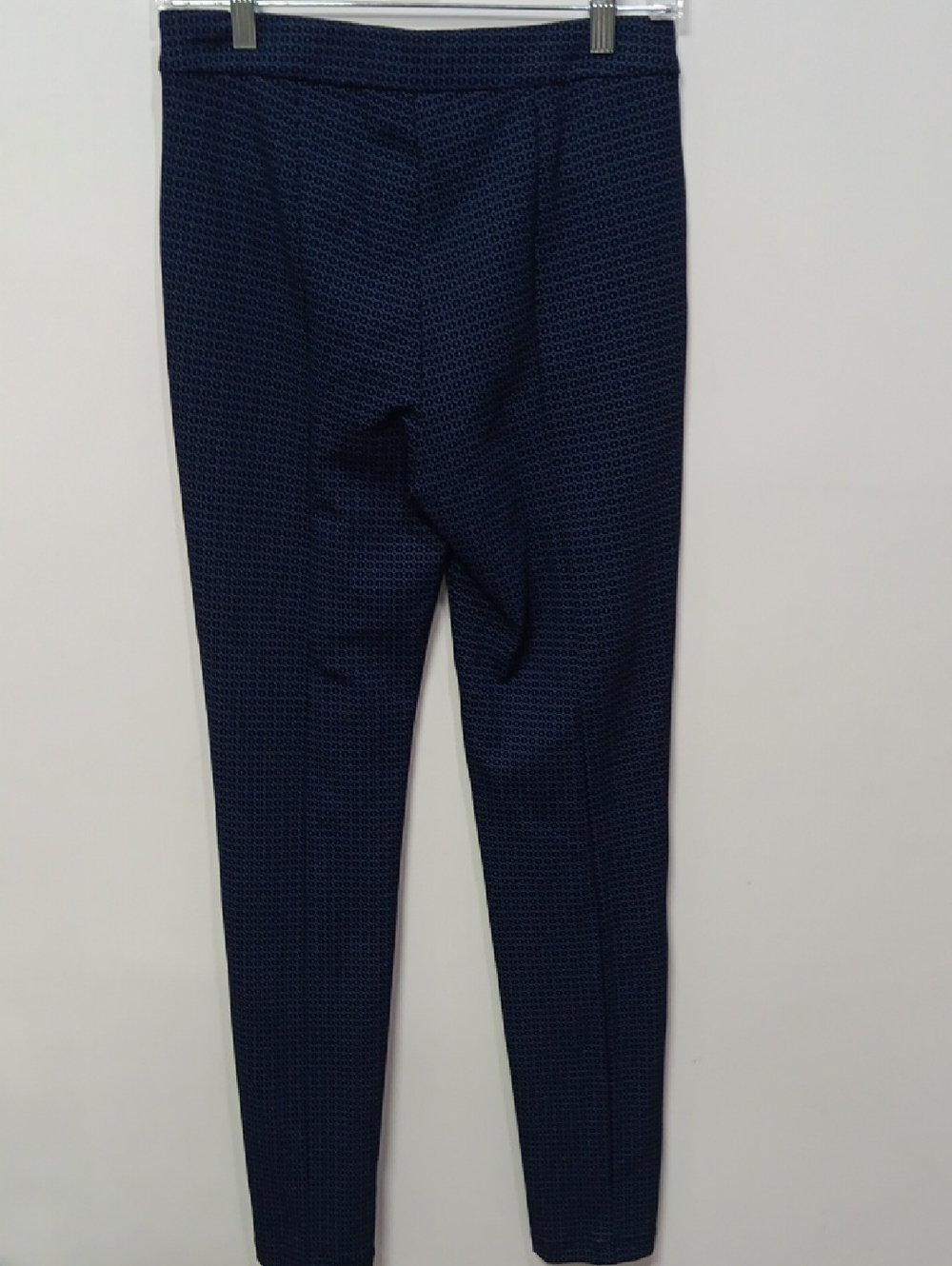 Olsen Europe Navy Textured Slim Dress Pants - Picture 3 of 6